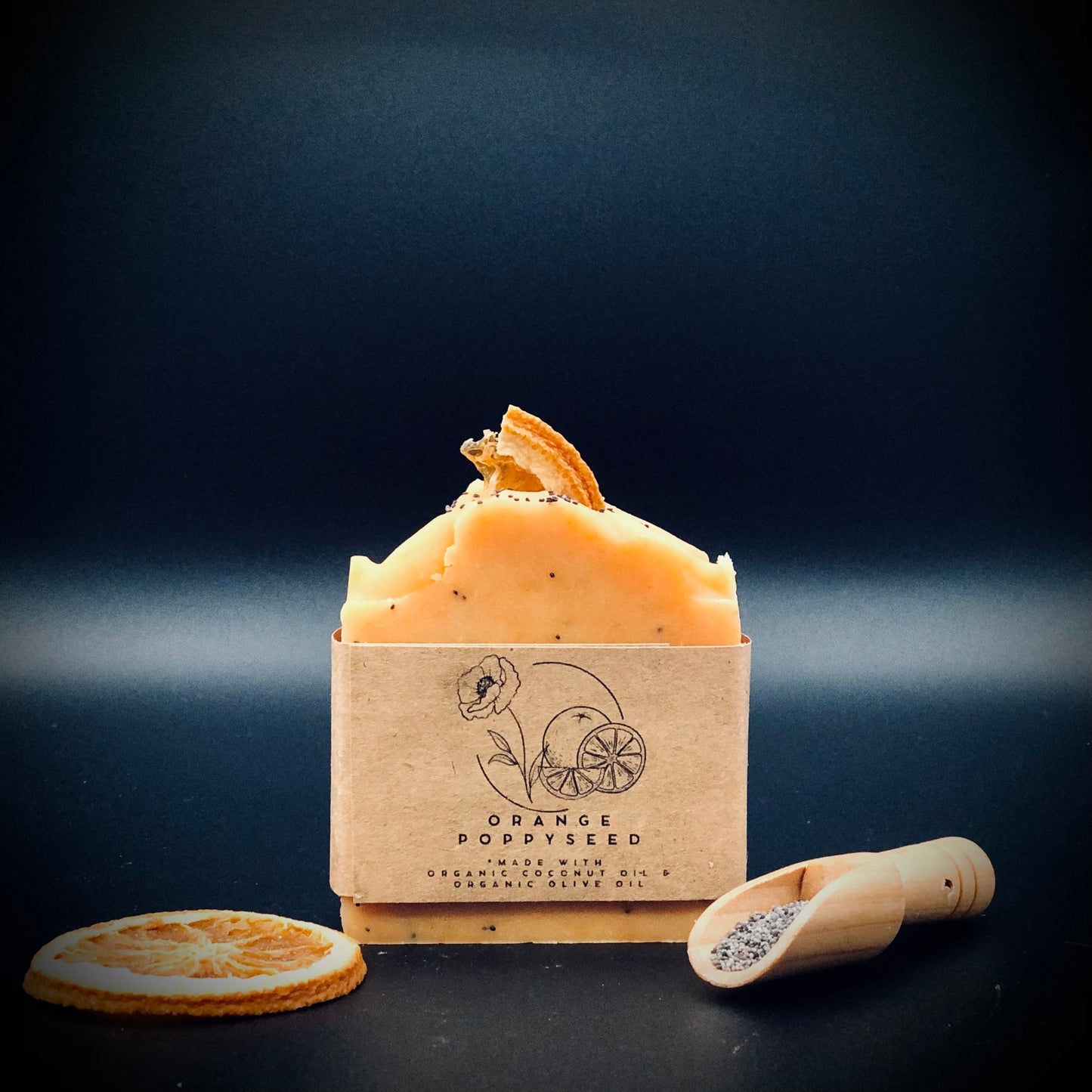 Orange Poppyseed Goat's Milk Bar Soap