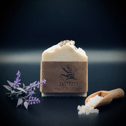 Lavender Sea Salt Goat's Milk Bar Soap
