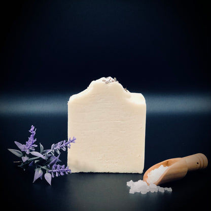Lavender Sea Salt Goat's Milk Bar Soap