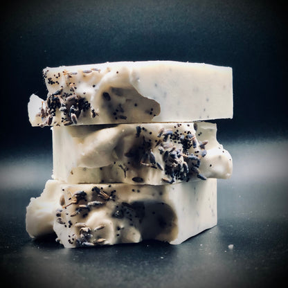 Lavender Poppy Seed Sea Salt Goat's Milk Bar Soap