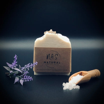 Lavender Sea Salt Goat's Milk Bar Soap