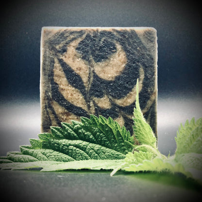 Nettle & Activated Charcoal Goat’s Milk Bar Soap Unscented