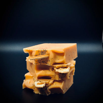 Orange Poppyseed Goat's Milk Bar Soap
