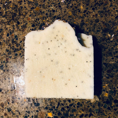 Lavender Poppy Seed Sea Salt Goat's Milk Bar Soap